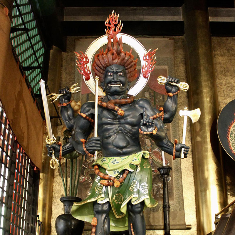 3年前から製作に取り掛かっていた 大元帥明王立像は和歌山県のお寺に無事納められました。